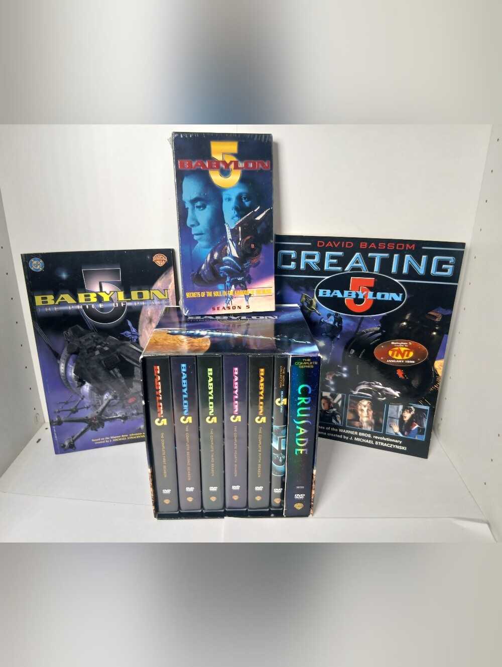 Babylon 5 Complete DVD Collection, VHS, Graphic Novel, Magazine.